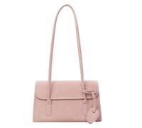 Yobohui Women's large-capacity underarm bag PU leather solid color underarm bag(Pink)