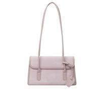Yobohui Women's large-capacity underarm bag PU leather solid color underarm bag(Purple)