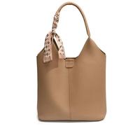 Yobohui Women's Large Shoulder Bag Soft PU Leather Underarm Wallet Casual Bag Suitable for Work and Everyday Outings(Khaki)