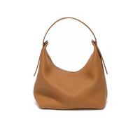 Yobohui Women's leather wallet Designer handbag Crossbody bag Shoulder bag Top handle bag With adjustable shoulder strap(Brown)