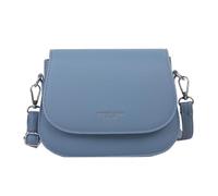 Yobohui Women's Solid Color Shoulder Bag PU Leather Crossbody Bag for Storing Mobile Phones and Cosmetics(Blue)