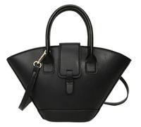 Yobohui Women's Vintage Bucket Bag Top Handle Leather Shoulder Bag Crossbody Bag,Tote Bag(Black)