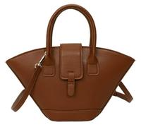 Yobohui Women's Vintage Bucket Bag Top Handle Leather Shoulder Bag Crossbody Bag,Tote Bag(Coffee)