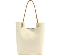 Yobohui Woven Tote Bag for Women Handbags PU Leather Purses Braided Weaved Shoulder Hobo Bags(White)