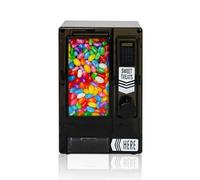 YOBRO Candy Dispenser, Cute Vending Machine for Desktop, Manual Candy Machine, Dispense Mini Candies, Birthday for Girls, Gift for Friends Girlfriends (Black)