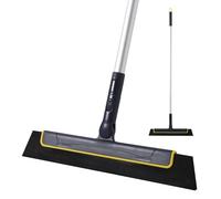 Yocada Floor Squeegee 51in Broom Perfect for Shower Bathroom Kitchen Home Tile Pet Hair Fur Floor Marble Glass Window Water Foam Cleaning Long Adjustable Removable Handle Anti-Static Household