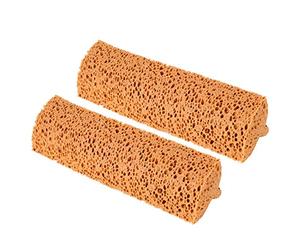 Yocada Sponge Mop Replacement Refill Head Home Commercial Use Tile Floor Bathroom Garage Cleaning Easily Dry Wringing 2 PCS