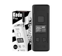 Yocan Kodo Pro 510 Cart Battery [Black] - Available in 15 colours - USB Type-C Cable, 400mAh Battery, OLED Display, Adjustable Voltage - Compatible with 510 Cartridges - No Nicotine