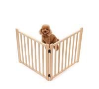 YOCAN Paint-Free Wood FreeStanding Pet Gate for Dogs,Wooden Dog Gates for Doorways, Stairs,The House, Dog Fences Indoor Puppy Gate-2 Panel H:23”