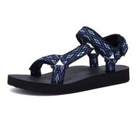 YOCCI Women's Original Sport Sandals Hiking Sandals with Arch Support Yoga Mat Insole Light Weight Outdoor Water Shoes, Navy, 7 UK