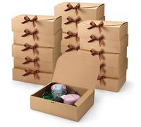 Yocdunm 10 Pack Gift Boxes with Lids 27x20x8CM Large Cardboard Gift Box,Gift Box for Presents Bridesmaid Proposal Box with Ribbon for Wedding Birthday Christmas Party Present