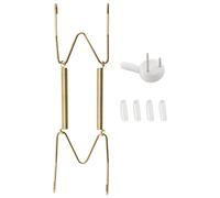 Yocdunm 10 Pack Plate Hangers, 6 Inch Wall Plate Hangers and 10 Pack Wall Hooks, Compatible 5 To 7 Inch Decorative Plates, Antique China, Antique Plates and Art