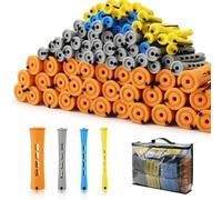 Yocdunm 180 Pcs Hair Perm Rods Hair Rollers Set 0.7 cm/0.9 cm/ 1.5 cm/ 2.2 cm Large Medium Small Hair Curlers Kit for Long & Short Hair Different Hairdressing Styling Tool or DIY