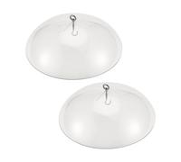 Yocdunm 2 Pack Bird Feeders Protective Cover Dome Protective Dome Rain Protective Cover for Hanging Bird Feeders for Garden