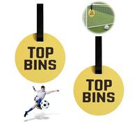 Yocdunm 2 PCS Football Target,Football Soccer Hang Target,2x9 inch Targets for or Free Kicks,Football Goal Target Disc With Adjustable Strap, Football Target Practice