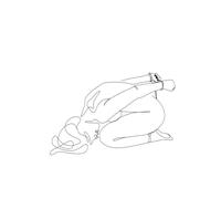 Yocheng Abstract Love Couple Line Art Poster Minimalist Man And Woman Canvas Painting With For Wall Decor In Bedroom Livin 60x90cm No Frame