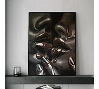 Yocheng Canvas Posters Minimalist Black & White Emotional Wall Décor 60x90cm No Frame