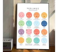 Yocheng Color Bilingual Spanish English Wall Art Poster Living Room Bar Cafe Bedroom Office Home Decorative Canvas Painting 40x50cm No Frame