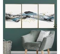Yocheng Landscape Canvas Art Prints, 3pcs Set - Wall Decor For Living Room, Bedroom, Office - Horizontal Scenery Oil Pai 21x30cmx3 No Frame