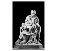 Yocheng Nordic Simple Wall Art Black Ancient Greek Gods Sculpture Statue Canvas Print Poster For Home Living Room Bedroom Decorati 40x50cm No Frame