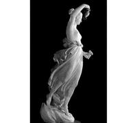 Yocheng Nordic Simple Wall Art Black Ancient Greek Gods Sculpture Statue Canvas Print Poster For Home Living Room Bedroom Decorati 50x70cm No Frame