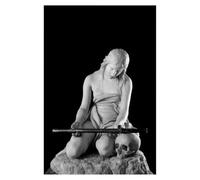 Yocheng Nordic Simple Wall Art Black Ancient Greek Gods Sculpture Statue Canvas Print Poster For Home Living Room Bedroom Decorati 50x70cm No Frame