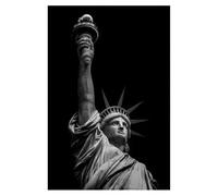 Yocheng Nordic Simple Wall Art Black Ancient Greek Gods Sculpture Statue Canvas Print Poster For Home Living Room Bedroom Decorati 60x90cm No Frame