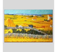 Yocheng Painted Painting Abstract Mediterranean Landscape Villa Wall Art For Living Room Home Decor Poster 21x30cm No Frame