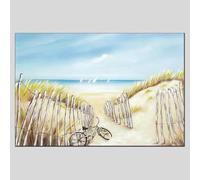 Yocheng Painted Painting Abstract Mediterranean Landscape Villa Wall Art For Living Room Home Decor Poster 21x30cm No Frame