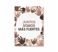 Yocheng Wall Art Canvas Painting Spanish Classroom Diversity Poster Set Human Equality Prints Inclusive School Decor 30x40cm No Frame