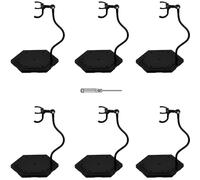 Yocoolfun 6 Pack Metal Action Figure Stand,Action Figure Display Holder Stand Base,Compatible with HG RG SD SHF Gundam 1/144 Toy,Doll Stop Motion Holder Stand with Screwdriver