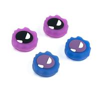Yocore Pruple Devil Switch Thumb Grip Caps,Soft Silicone Thumb Grips,Analog Stick Caps Soft Silicone Joystick Caps for Switch Pro/ PS4 / PS5,4 Pcs