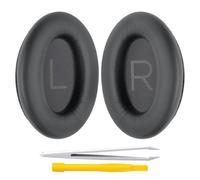 YOCOWOCO Replacement Ear Pads for Bose QC45, QC SE and New QC, Eclipse Gray | Ear Pads Cushions with Softer Leather, Thicker Memory Foam, for QC45, QC SE, New QuietComfort Wireless Over Ear Headphones