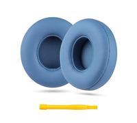 YOCOWOCO Replacement Earpads for Beats Solo 4 Wireless On Ear Headphones, Solo4 Ear Pads Cushions with Soft Protein Leather and Noise Isolating Memory Foam (Slate Blue)