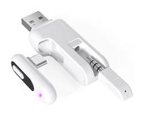 YOCOWOCO USB-C Bluetooth Audio Adapter for PS5, aptX Adaptive | 2-in-1 USB-A Bluetooth Audio Adapter, Low Latency, Wireless Audio Transmitter to Connect Bluetooth Headphones & Earbuds