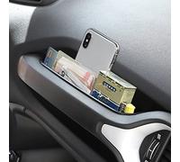 YOCTM GrabTray Interior Storage For Jeep Renegade 2015 2016 2017 2018 2019 2020 2021 2022 2023 Co-pilot Grab Bar Storage Tray Organizer Box Phone Holder Accessories with Rubber Pad