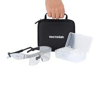 YOCTOSUN Head Magnifier Glasses with 3 LED Lights,Storage Case,Head Strap and 5 Detachable Lenses 0.75X,1.25X,2.0X,3.0X 4.0X,Hands Free Magnifying Glass for Close Work,Hobby & Crafts