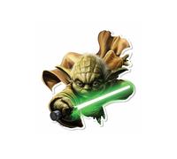 Yoda 3D Effect Star Wars Official Pop Out Cardboard Cutout / Standee Wall Art