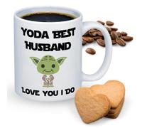 Yoda Best Husband Mug, Funny Husband Gifts from Wife, Love You Husband Birthday Gift