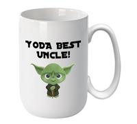 Yoda Best Uncle Mug - 15 Oz Funny Coffee Cup - Ideal Uncle Birthday Gift, Father's Day, Christmas Cup Gift - Custom Ceramic Mug for Uncle