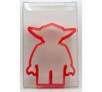 Yoda Minifigure Cookie Cutter, Biscuit, Pastry, Fondant Clay Cutter
