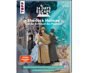 Yoda Zhang Jan 24 DAYS ESCAPE 3D Pop-Up-Adventskalender- Sherlock Ho (Hardback)