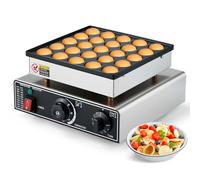 YODHOSA Commercial Mini Pancake Maker, 25 Pieces, Mini Pancake Maker, Dutch Pancake Machine, Electric Non-Stick Pancake Machine for Home Restaurants