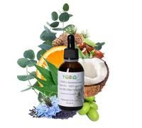 YODO’s Zeckenschreck, 100% natural tick protection, tick oil for dogs and cats to repel ticks, 7 organic oils, 1250 drops 50ml pipette bottle, Eucalyptus