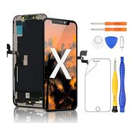 Yodoit for iPhone X LCD Screen Replacement Black, 5.8 inch Display Touch Digitizer with Complete Tool Kit, Screen Protector