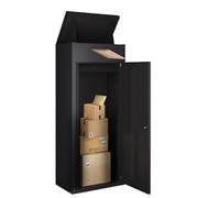 YODOLLA Parcel Box, Lockable Outdoor Steel Parcel Delivery Box