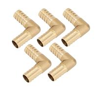 Yoebor 90 degree angle with brass teeth, 3/4 inch x 3/4 inch for hose (3/4 inch) x 3/4 inch pins, 5 pieces