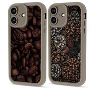 Yoedge 2 Pack Autumn Phone Case for Samsung Galaxy A51 4G 6.5", Classic Fall Brown Coffee Design Retro Cover Full Camera Lens Soft Silicone Shockproof Phone Cases for Women Girls