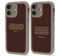 Yoedge 2 Pack Autumn Verse Jesus Phone Case for Samsung Galaxy S25 Ultra 5G 6.8", Fall Christian Bible Quote Retro Design Cases Silicone Full Camera Lens Shockproof Phone Cover for Girls Women