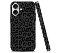 Yoedge Aesthetic Panther Phone Case for Samsung Galaxy S24 5G 6.2", Classic Leopard Cheetah Gray Black Design Trendy Glossy Cover Soft TPU Hard PC 2-in-1 Layer Phone Cases for Girls Women Funda